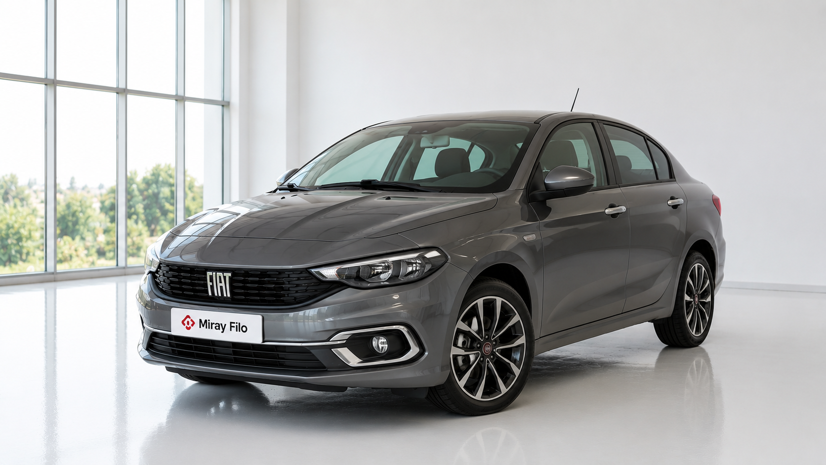 Miray Filo gri Fiat Egea araç kiralama